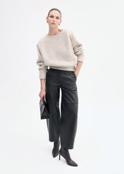 Batwing Sweater in Silk Cashmere -  Arctic - CO Collections